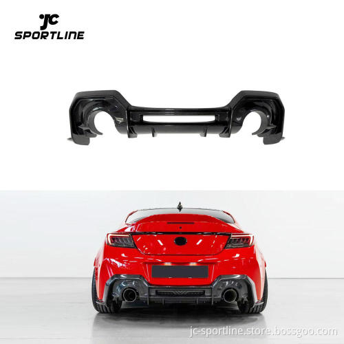 Carbon Fiber Rear Bumper Diffuser Lip for Toyota GR86 Coupe - 2022 2023